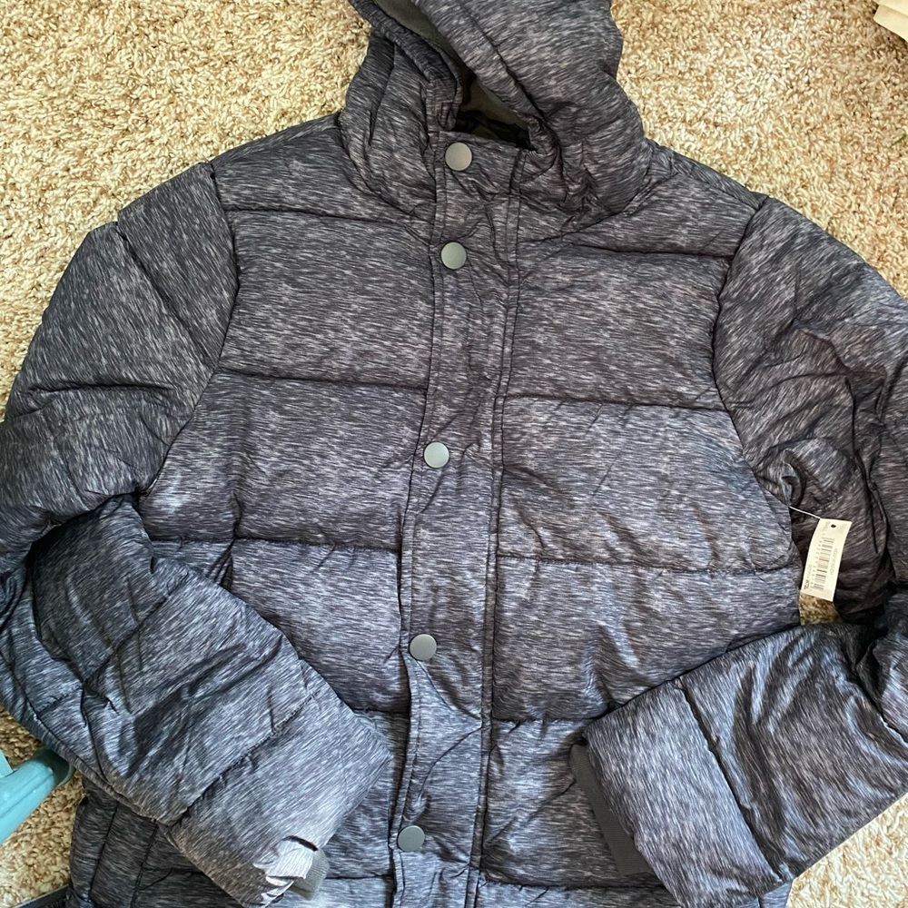 Stylish Gray Puffer Jacket